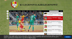 Desktop Screenshot of kslegionovia.pl